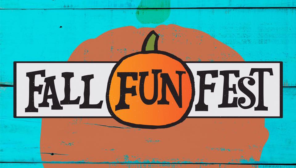 fall fun fest logo with pumpkin fall fun fest logo with pumpkin